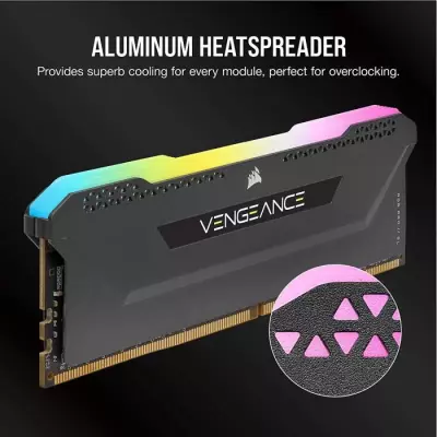 Mémoire RAM CORSAIR Vengeance RGB Pro SL DDR4 32GB 3600MHz - Performances incroyables