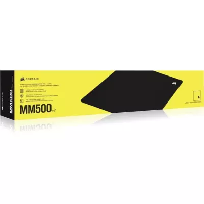 Tapis de souris gaming CORSAIR MM500 V2 - Anti-effilochement - Large