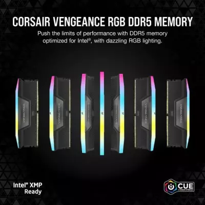 Mémoire RAM CORSAIR Vengeance RGB DDR5 - 32GB - 5200MHz