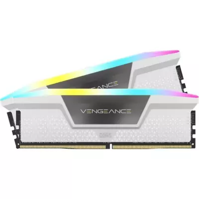 CORSAIR Vengeance RGB DDR5 - 32Go 5200MHz Blanc