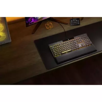 Clavier Corsair K70 MAX RGB, Noir - Design Compact et Lumineux