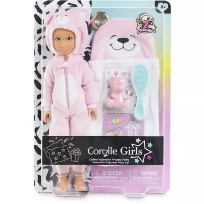 Découvrez le Coffret Poupée mannequin - COROLLE GIRLS - Valentine Pyjama Party