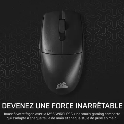 Souris Gaming Sans Fil CORSAIR M55 Wireless Noire 