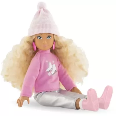 Poupée mannequin COROLLE - Valentine à la Montagne - Parfaite pour les enfants de 4 ans