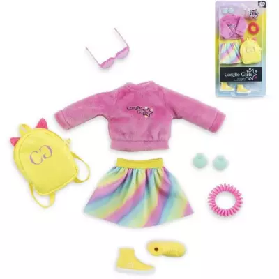 Accessoires poupée COROLLE Dressing fluo 28 cm - 7 accessoires