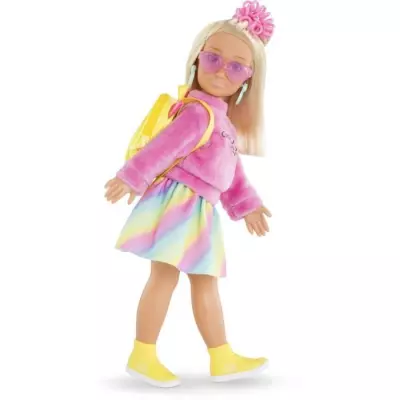 Accessoires poupée COROLLE Dressing fluo 28 cm - 7 accessoires