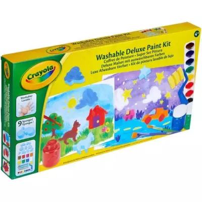 Coffret de Peinture Créatif Crayola - Non Tachantes!