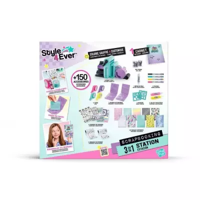 Canal Toys Studio de Scrapbooking 3 en 1 - Personnalise Carnets et Déco