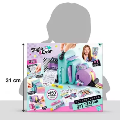 Canal Toys Studio de Scrapbooking 3 en 1 - Personnalise Carnets et Déco
