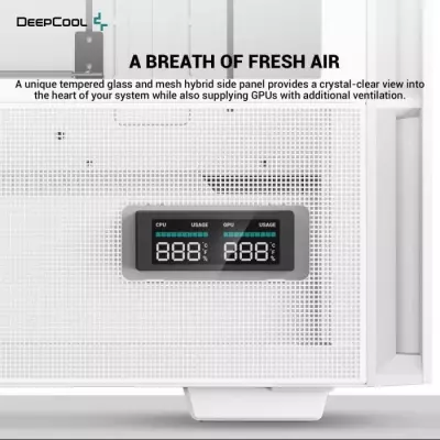 Boitier PC sans alimentation DEEPCOOL CH560 DIGITAL (Blanc) - Compact E-ATX