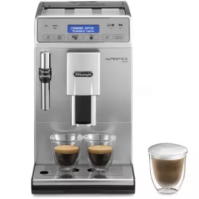 Machine à Café Expresso Broyeur DELONGHI Autentica Plus ETAM29.620.SB - Argent - Compact et performant