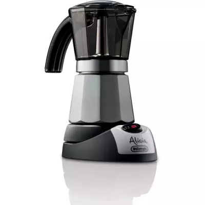 Cafetière électrique DELONGHI EMKM6B Alicia Plus - Blanc - 6 tasses