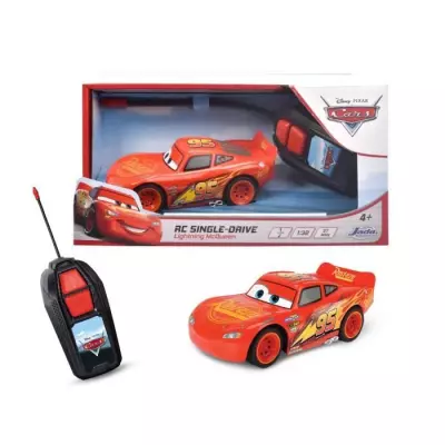 Voiture radiocommandée Majorette Flash McQueen - Prêt pour la course!