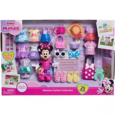 Coffret poupée Minnie Mouse Fashion 25 pièces - Jouet de mode 