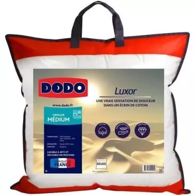 Un confort luxueux avec l'oreiller DODO LUXOR 60x60 cm !