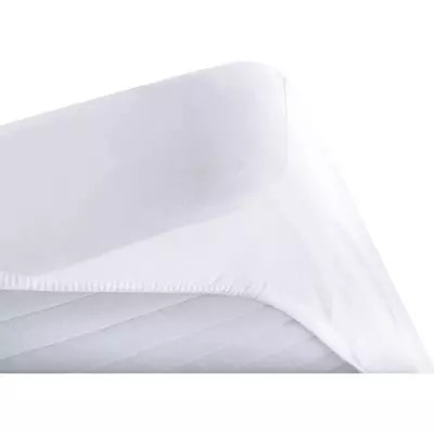Protégez votre matelas avec ce protège-matelas absorbant en coton - 160x200 cm