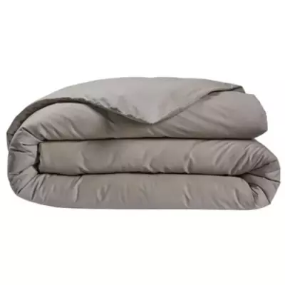 Housse de couette DODO 240x220 cm - Antibactérien - Taupe