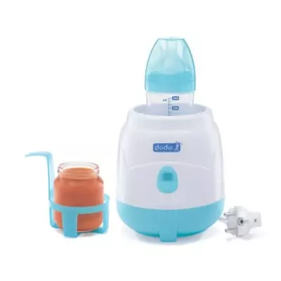 Chauffe-biberon électrique compact Dodie - Bleu | Pratique et efficace
