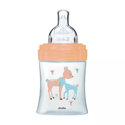 Coffret Biberon Verre Biche - Dodie: Tétine Plate, Anti-Colique