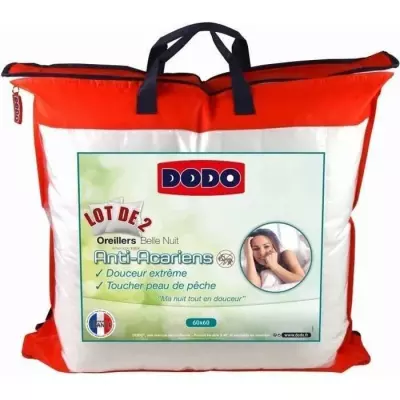 Oreillers Belle Nuit 60x60 - Confort français responsable