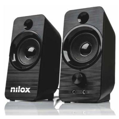 Nilox CASSE ACUSTICHE PC 6W 1-voie Noir Avec fil 3 W