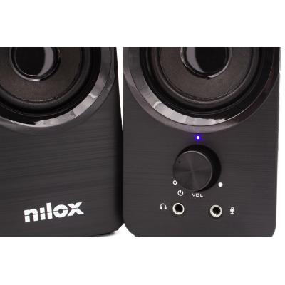 Nilox CASSE ACUSTICHE PC 6W 1-voie Noir Avec fil 3 W