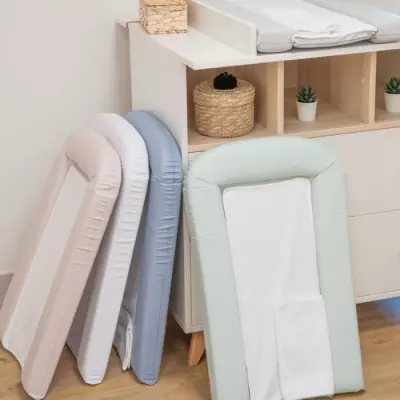 Matelas à langer avec 2 éponges amovibles - Lilas - 42 x 70 cm