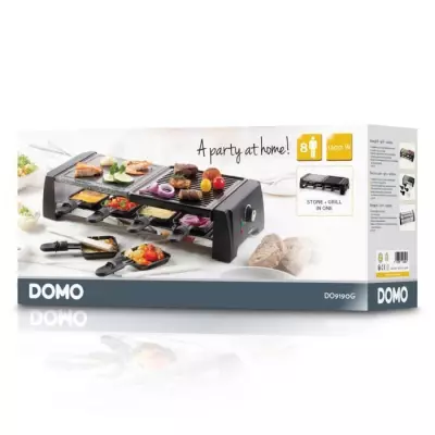 Raclette-Grill Pierre à cuire DOMO - 8 personnes | Appareil à Raclette