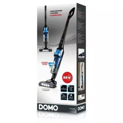 Aspirateur balai DOMO DO221SV - Nettoyage Sec - Batterie 29V