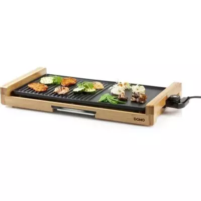 Plancha Bamboo 60cm DOMO - Puissante et Spacieuse