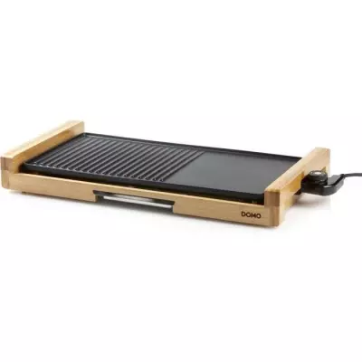 Plancha Bamboo 60cm DOMO - Puissante et Spacieuse