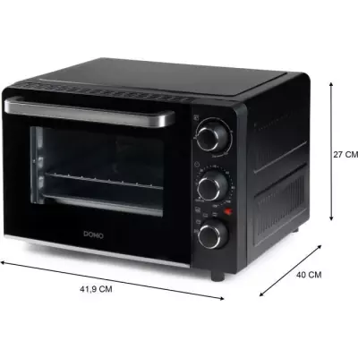 Mini four électrique DOMO DO807GO - 20 L: chaleur haut et bas