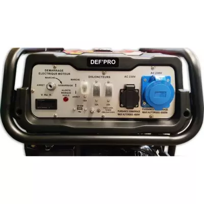 Groupe électrogène 8500 W - Moteur essence 4 temps - Affichage LED