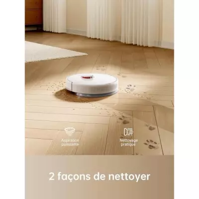 Aspirateur Robot DREAME D9Max Blanc - Navigation LDS Intelligente - 4 000Pa