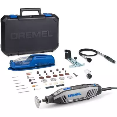 Outil DREMEL 4250-3/45: 45 accessoires + 3 adaptations - Polyvalent et pratique