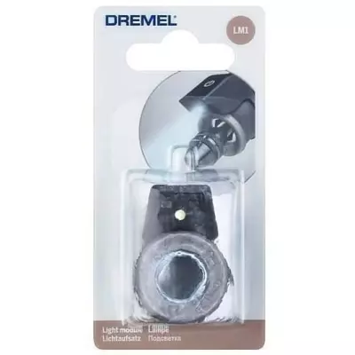 Module d'éclairage Dremel LM1 LED 360° Noir et Gris - Accessoire Machine Outil