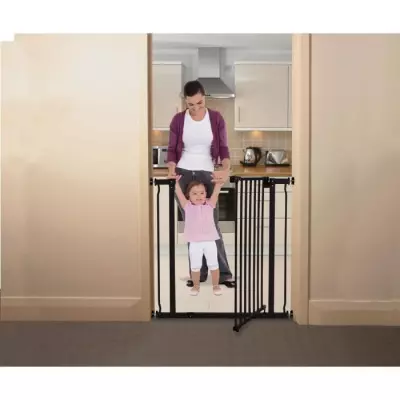 Barrière de sécurité extra haute DREAMBABY LIBERTY - Noire
