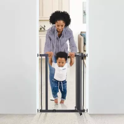 Barriere de sécurité DREAMBABY AVA - Montée par pression - Anthracite