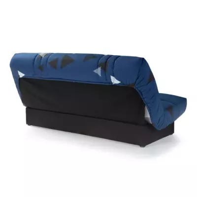 Banquette clic clac 3 places Bikini bleu - Style contemporain - DREAM