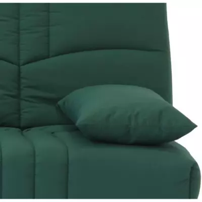 Banquette clic clac 3 places vert forêt - Style contemporain