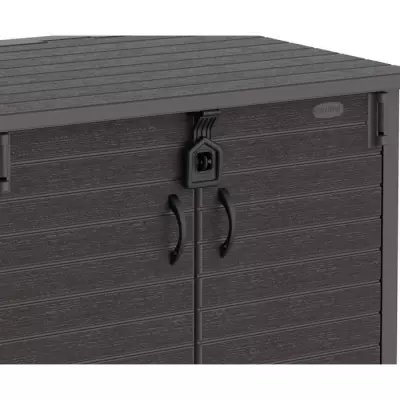 Armoire de rangement Duramax StoreAway pour 2 poubelles - Marron