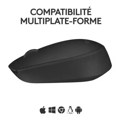 Souris - Sans Fil - Logitech - M171 - Noir - Ambidextre