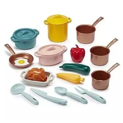 Ensemble de casseroles - Vert Azur ECOIFFIER - Cuisine Fun