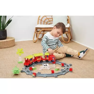 Jeu de construction ECOIFFIER 2982 Abrick - Train de campagne