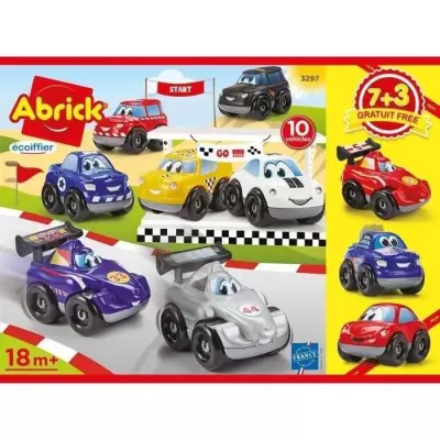 Coffret de véhicules - ECOIFFIER - Fast Car - 10 véhicules interchangeables