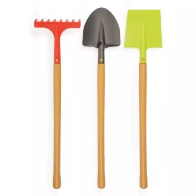Ensemble 3 grands outils de jardin - ECOIFFIER - Préparons la terre