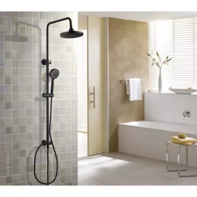 Colonne de douche HERA EDOUARD ROUSSEAU - Noir, design compact