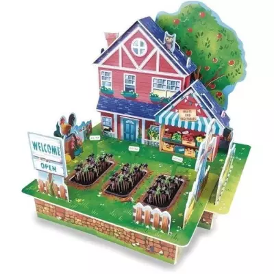 Jeu de construction 3D - Potager Magique EDUCA - 2 en 1