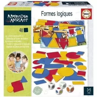 Jeu d'apprentissage - Formes Logiques EDUCA - Dimensions pratiques