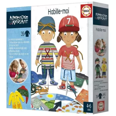 Jeu d'apprentissage - EDUCA - Habille-Moi: Apprendre en s'amusant
